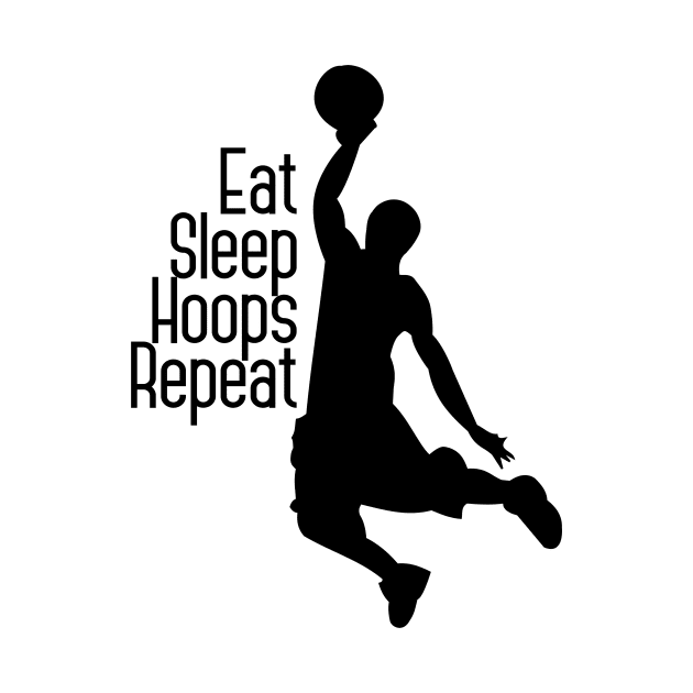 Eat Sleep Hoops Repeat by nextneveldesign