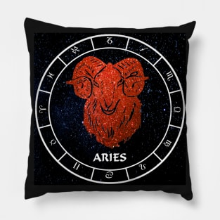 Aries - Zodiac Sign Pillow