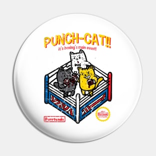 Punch Cat Boxing Pin