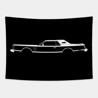 Lincoln Continental Mark V Silhouette Tapestry