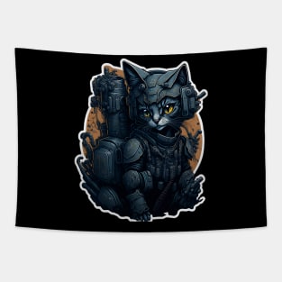 Mecha Cat_008 Tapestry