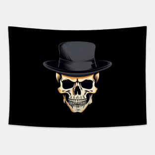 Skull with Hat Tapestry