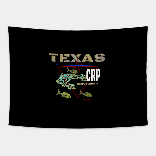 Corpus Christi Texas, Lone Star Beaches Tapestry by The Witness