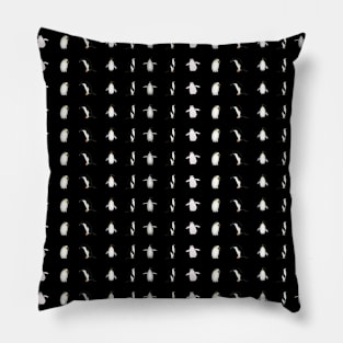 Tiny Penguins Pattern Pillow