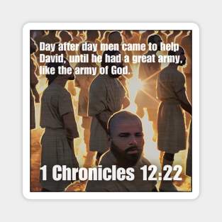 1 Chronicles 12:22 Magnet