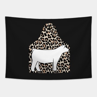 Cheetah Ear Tag - Show Steer - NOT FOR RESALE WITHOUT PERMISSION Tapestry