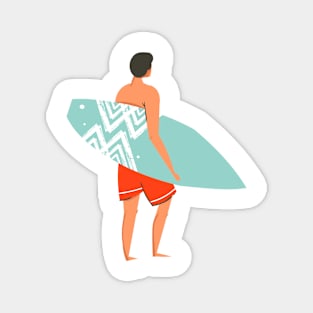 BEACH SURFER Magnet