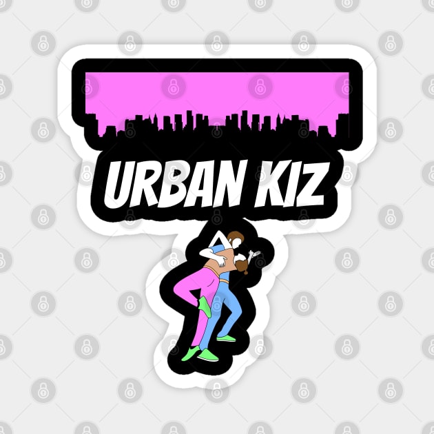 Urban Kiz mit Tanzpaar | Kizomba | Skyline Tarraxinha Magnet by Primo Style