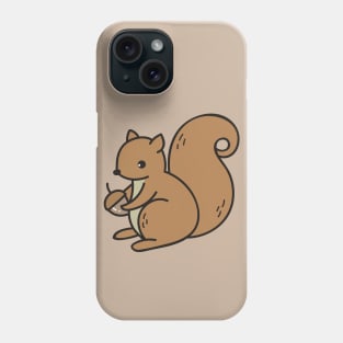 Cute Squirrel Doodle Drawing Phone Case