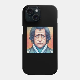 Georg Hegel Portrait | Anime Style | Philosopher Phone Case