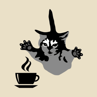 Cute Coffee Kitten T-Shirt