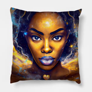 Black Goddess Pillow