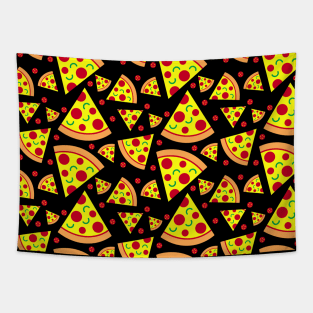 Pizza Slices Pattern Tapestry