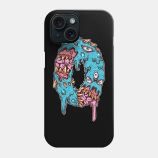 Halloween Zombie Brain 0 Number Funny Halloween Phone Case