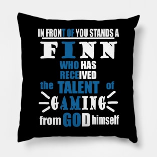 Finn Gaming E-Sports Finland Team Video Games Pillow