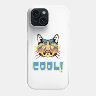 Cool cat design Phone Case