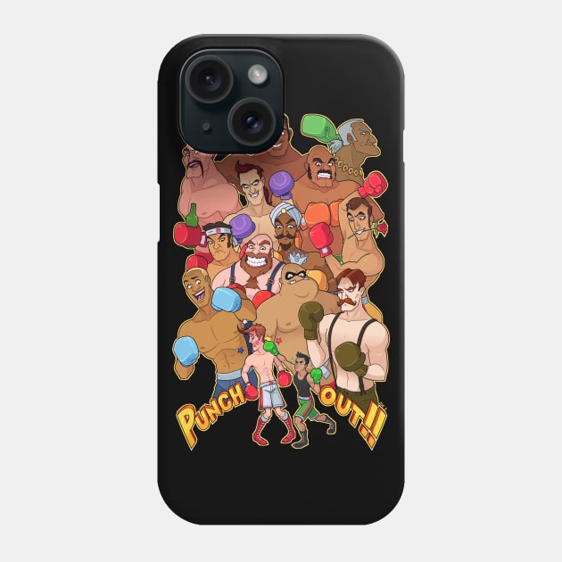 Knockout!! Phone Case by ZoeStanleyArts