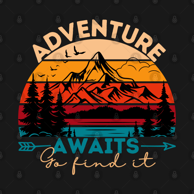 Adventure Awaits Go Find It by Annabelhut