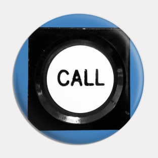 Retro Elevator Call Button, Press to Call Pin