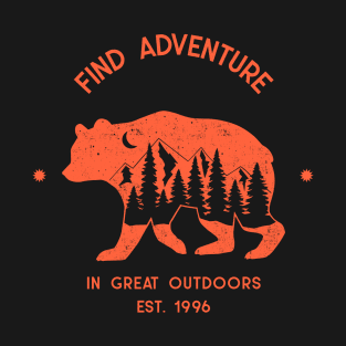 Find Adventure In Outdoors T-Shirt