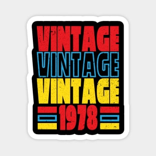 Vintage 1978 Store Sign Magnet