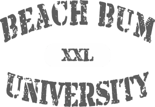 Beach Bum University XXL Magnet