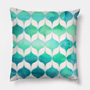 Ocean Rhythms and Mermaids Tails Pillow