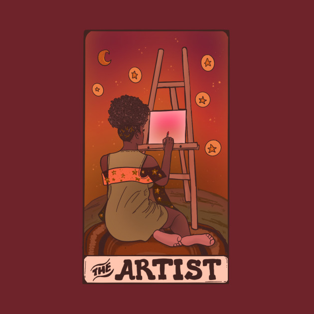 The Artist - Tarot Card Art by Liberal Jane Illustration