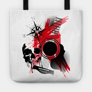 Guitar Polka trash style Tote