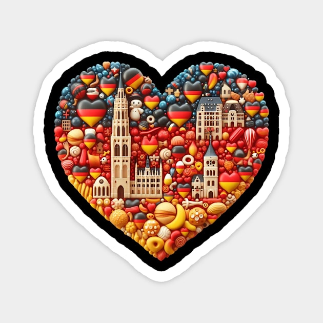 I Love Germany Magnet by Dmytro