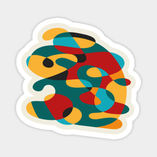 Surreal Shapes (Miro Inspired) Magnet