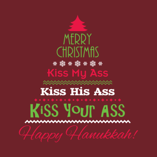 Clark's Christmas Greeting - "Kiss My Ass" T-Shirt