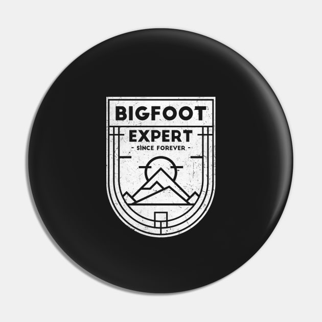 Bigfoot Expert Pin by BadBox