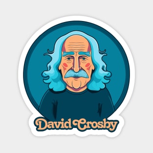 David Crosby  | | |  Retro Original Fan Design Magnet