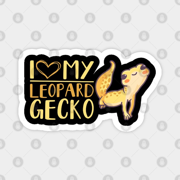 Gecko Owner Exotic Pet Lizard Colorful Reptiles Magnet by Tom´s TeeStore