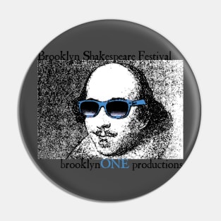 Willy Shakes Brooklyn Pin