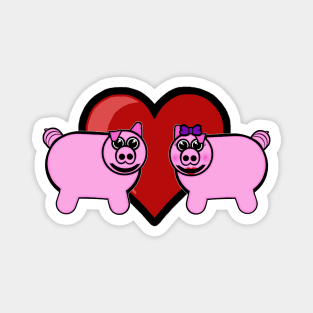 Piggy Love Magnet