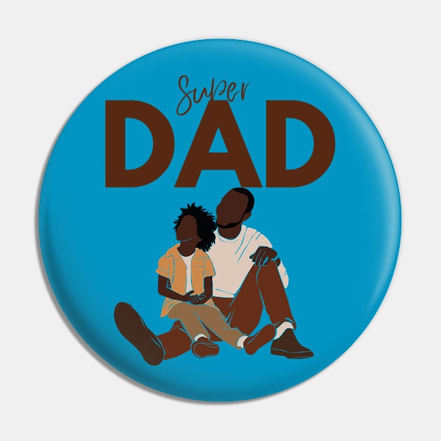 Super Dad Pin by Amharic Avenue