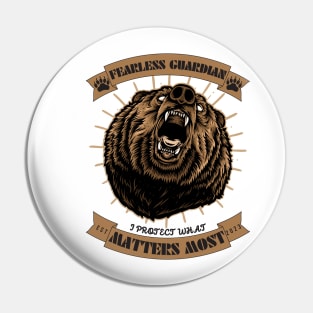 Roaring Bear Pin