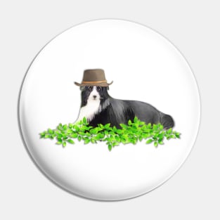 Border Collie Dog Pin