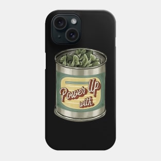 Energize with the strength of spinach Phone Case