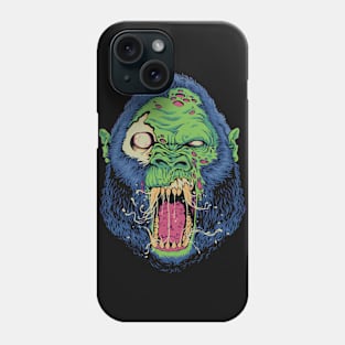 Awesome Zombie Gorilla Head Phone Case