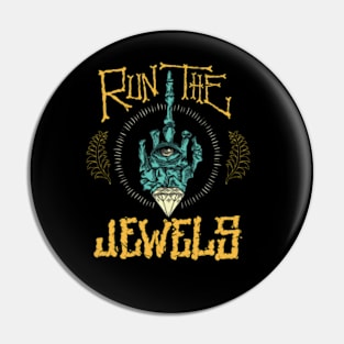 Vintage run one finger Pin