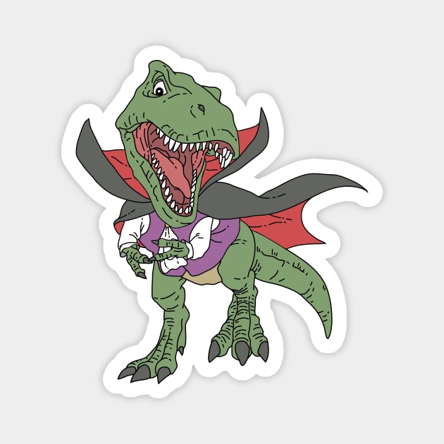 Dracula Green Trex Magnet by Freid