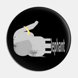 E is for Elephant Pin