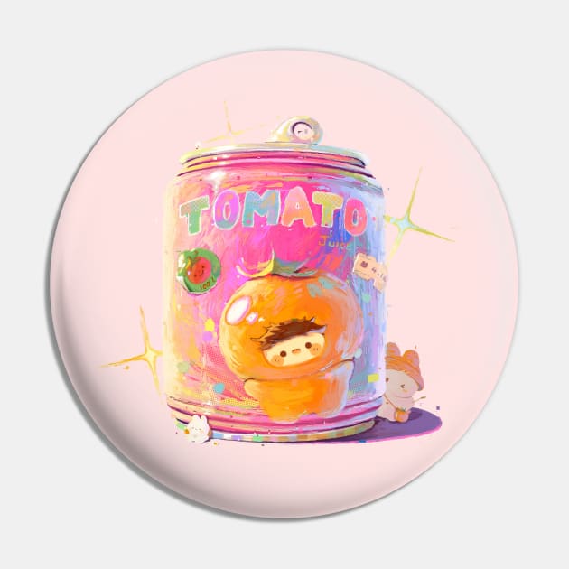 Happy Tomato Pin by happyyu