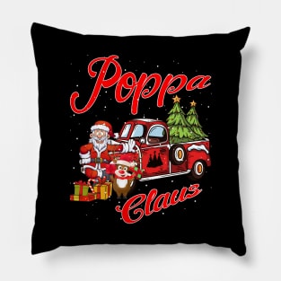 Poppa Claus Santa Car Christmas Funny Awesome Gift Pillow