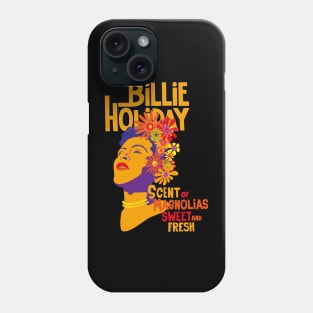 Billie's Blossoms: A Tribute to Jazz Icon Billie Holiday Phone Case