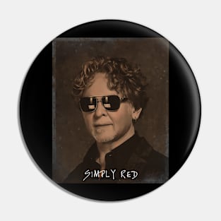 Vintage Simply Red Pin