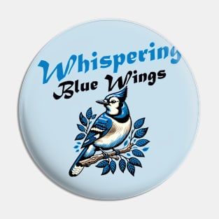 Blue Jay bird on a tree branch Pin